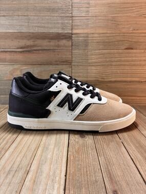New Balance Numeric 306 Jamie Foy Cup Sole Shoes Tan White Black Mens Size 9.5